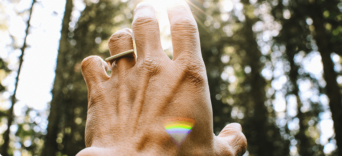 Healing Hands with Flower